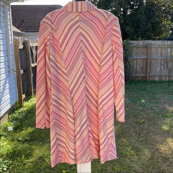 NWT P.A.R.I.S.I.A.N Signature Chevron Coat - Picture 2 of 5
